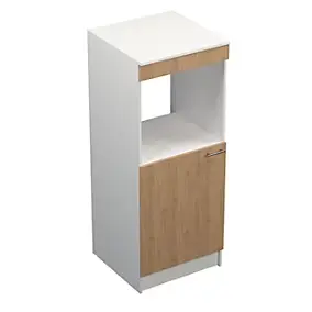 Demi-colonne pour four Primalight 1 porte L. 60 cm chêne