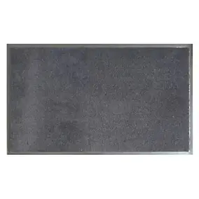 Paillasson intérieur noir 45 x 75 cm Nuancia