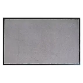 Paillasson intérieur taupe 45 x 75 cm Nuancia