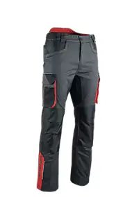 Pantalon de travail Facom avec poches et genouillères gris et noir taille 44