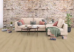 Lame PVC clipsable Senso Clic 3 décor bois scandinave 21,2 x 123,9 cm, Gerflor (vendue au carton)