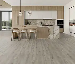 Lame PVC clipsable Senso Clic 3 bois grisé 21,2 x 123,9 cm, Gerflor (vendue au carton)