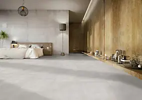 Dalle PVC à clipser Senso Premium Rigide acoutisque béton gris 39,9 x 73 cm, Gerflor