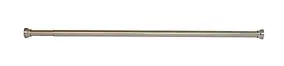 Barre de rideau de douche 75/125 cm, inox brossé, Spirella Kreta