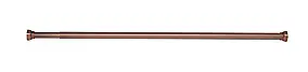 Barre de rideau de douche 125/220 cm, cuivre, Spirella Kreta