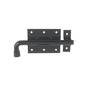 Verrou pistolet ø12 mm acier noir Afbat