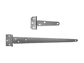 Penture anglaise acier zingué blanc Afbat 300 mm