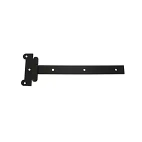 Penture bout carré acier noir Afbat L.400 mm