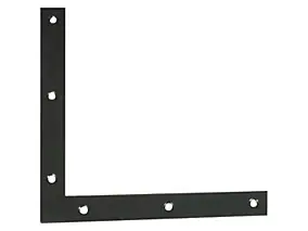 Equerre d'assemblage 300 x 300 mm - acier noir