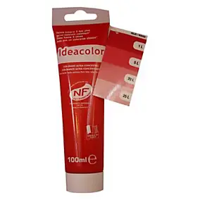 Colorant universel toutes peintures Ideacolor rouge 100ml
