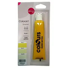 Colorant universel toutes peintures Colours jaune moyen 75ml
