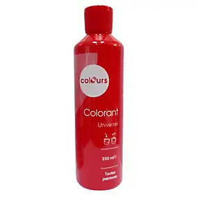 Colorant universel toutes peintures Colours vermillon 250ml