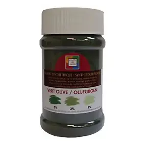 Pigment en poudre La malle aux couleurs vert olive 250ml