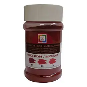 Pigment en poudre La malle aux couleurs rouge oxydé 250ml