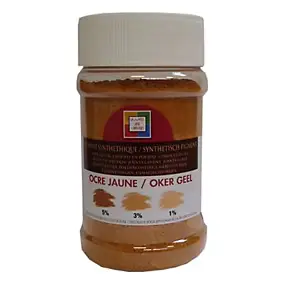 Pigment en poudre La malle aux couleurs ocre jaune 250ml