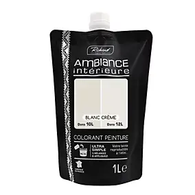 Colorant pour peinture Doypack Ambiance intérieure blanc crème 1L