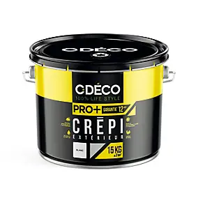 Crépi extérieur CDECO Blanc Pro 15kg