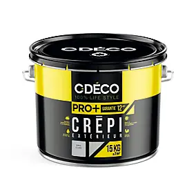 Crépi extérieur CDECO Gris Clair Pro 15kg