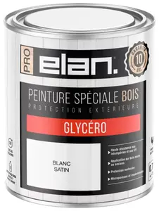 Peinture extérieur bois satin 0,75 L blanc