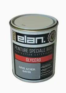 Peinture extérieur bois satin 0,75 L gris acier