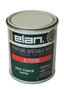 Peinture extérieur bois satin 0,75 L vert foncé