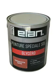 Peinture extérieur sol satin 2,5 L rouge terracotta