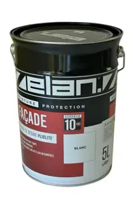 Peinture extérieure façade mat pliolite 5 L blanc