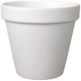 Vaso terre cuite Deroma BigBand talc ø20 x h.17,9 cm