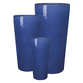 Assortiment pot rond haut en terre cuite Deroma Dream royal