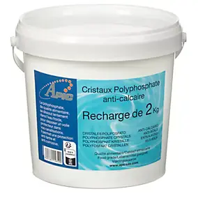 Cristaux polyphosphate gros calibre Apic 2kg