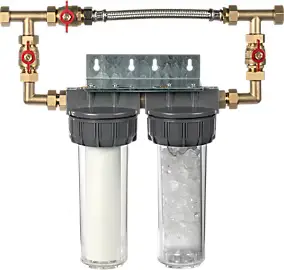 Combiné anti tartre Dualofiltre Super 2 + accessoires + Bypass