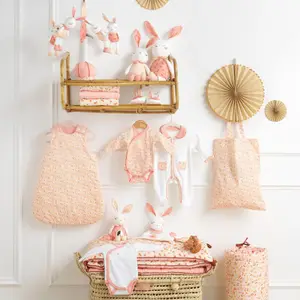 Lot de 3 langes en coton bio Esmée (70 x 70 cm)