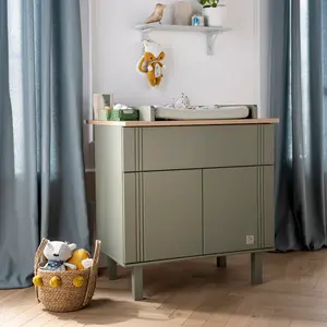 Commode 2 portes Eleonore kaki