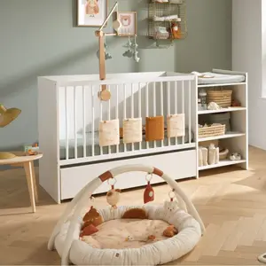 Lit combiné évolutif First Blanc (60 x 120 cm)
