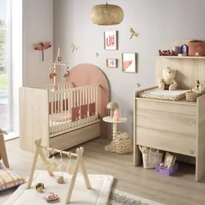 Lit bébé évolutif Arche Terracotta (60 x 120 cm)