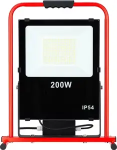 Projecteur LED 200 W 18000 lumens 6400 K avec deux prises