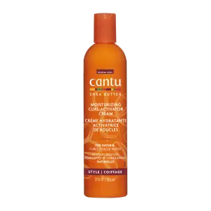 CANTU Crème hydratante activatrice de boucles au beurre de karité pour cheveux bouclés et ondulés 355ml