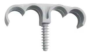 15 attaches Fix Ring à frapper - Ø 20 en nylon et polyamide