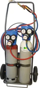 Chariot gaz oxygène acétylene