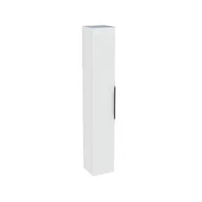 Colonne de salle de bains suspendue 1 porte blanc brillant l.30 cm x H.183 x P.30 cm, Pamili