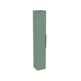 Colonne de salle de bains suspendue 1 porte vert sauge mat l.30 cm x H.183 x P.30 cm, Pamili