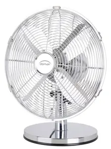 Ventilateur de table en metal chromé 30 CM