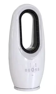 Ventilateur sans pale blanc avec LED H. 58 CM