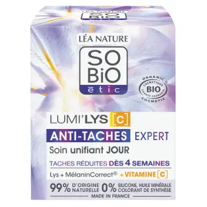 SO BIO ETIC Lumi'Lys C Anti-tâches expert soin unifiant jour 50ml