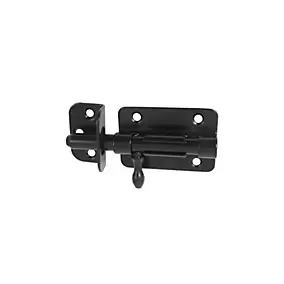 Verrou de box Afbat porte de cadenas noir ø8 mm