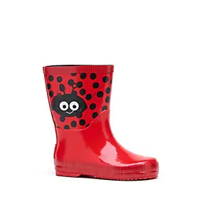 Bottes de pluie enfant Rouchette Anabel caoutchouc rouge Taille 24
