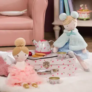 Dînette en métal Ballerine avec valisette