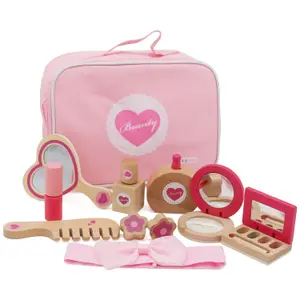 Set beauté en bois (11 accessoires)