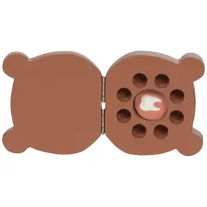 Boîte à quenottes ourson en bois