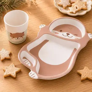 Coffret repas bébés loutre (3 pièces)